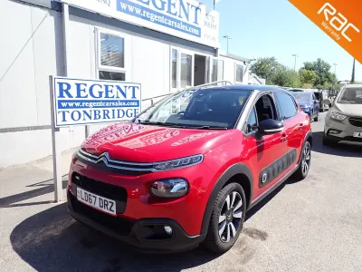 Used Citroën C3 Flair 82 HP (60 kW) 2017 Red Hatchback