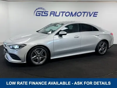 Used Mercedes CLA200 AMG line 165 HP (121 kW) 2020 Silver Coupe