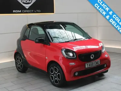 Used Smart ForTwo Electric Drive Premium 60 kW (82 HP) 2018 Black Coupe