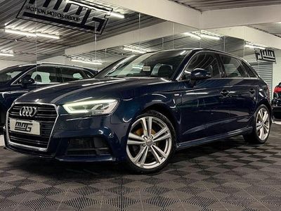 Used Audi A3 Sportback S-Line 110 HP (80 kW) 2016 Blue Hatchback