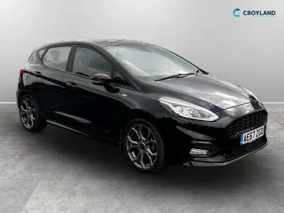 Used Ford Fiesta ST-Line 100 HP (73 kW) 2017 Black Hatchback