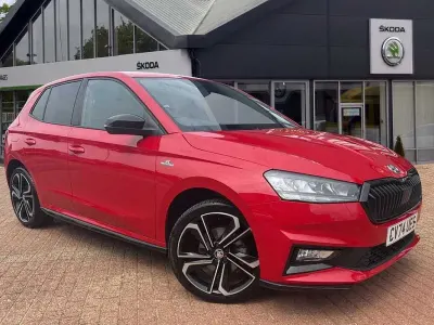 Used Skoda Fabia Monte Carlo 85 HP (62 kW) 2024 Velvet red metallic Hatchback
