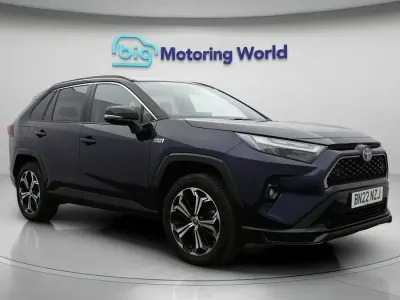 Used Toyota RAV4 Hybrid Premium 2022 Blue and black SUV
