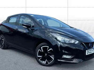 Used Nissan Micra Acenta 92 HP (67 kW) 2022 Black Hatchback