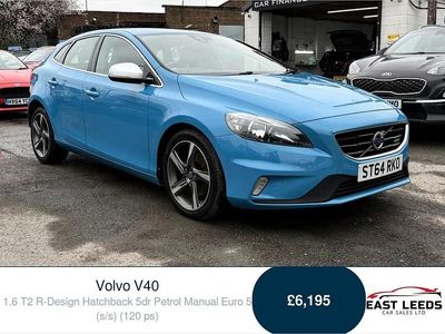 Used Volvo V40 R-Design 120 HP (88 kW) 2014 Blue Hatchback