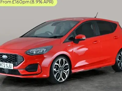 Second-hand Ford Fiesta ST-Line X 125 CP (91 kW) 2023 Roșu Hatchback