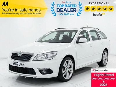 Used Skoda Octavia vRS 170 HP (125 kW) 2013 White Estate