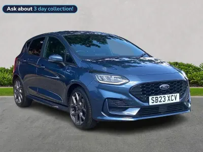 Used Ford Fiesta ST-Line 100 HP (73 kW) 2023 Blue Hatchback