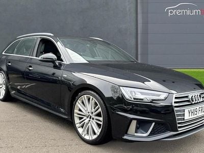 Used Audi A4 S-Line 245 HP (180 kW) 2019 Black Estate