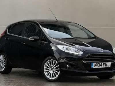 Used Ford Fiesta Titanium 125 HP (91 kW) 2014 Black Hatchback