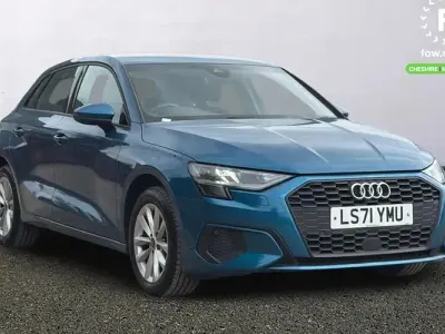 Used Audi A3 Sportback 110 HP (80 kW) 2021 Blue Hatchback