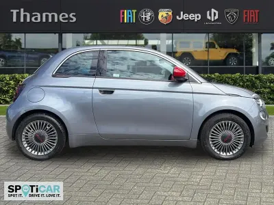 Used Fiat 500e Red 85 kW (116 HP) 2023 Grey Hatchback