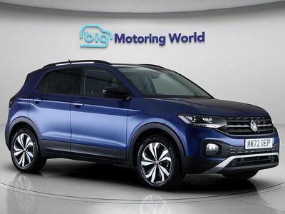 Used VW T-Cross Black Edition 108 HP (79 kW) 2022 Blue SUV