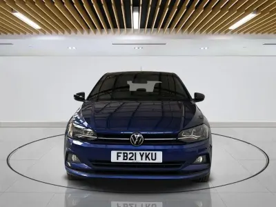 Used VW Polo Match 95 HP (69 kW) 2021 Blue Hatchback
