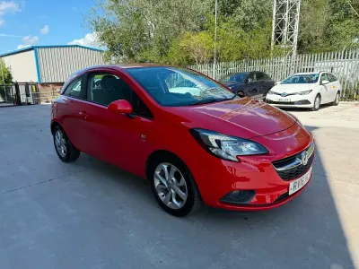 Used Vauxhall Corsa 75 HP (55 kW) 2016 Red Hatchback