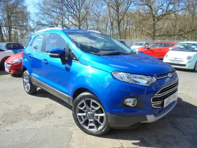 Used Ford Ecosport Titanium 95 HP (69 kW) 2016 Blue SUV