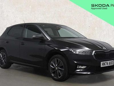 Used Skoda Fabia Colour Edition 85 HP (62 kW) 2024 Black magic pearl effect graphite grey metallic Hatchback