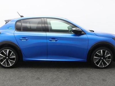 Blue Used 2022 Peugeot e-208 Premium Hatchback | £14,499 (A bit pricey)