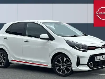 Used Kia Picanto GT-Line S 101 HP (74 kW) 2022 White Hatchback