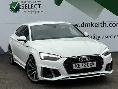 Używany Audi A5 S-Line 190 KM (139 kW) 2023 Biały Coupe