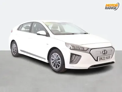 Begagnad Hyundai Ioniq Premium 100 kW (136 HK) 2020 Vit Halvkombi