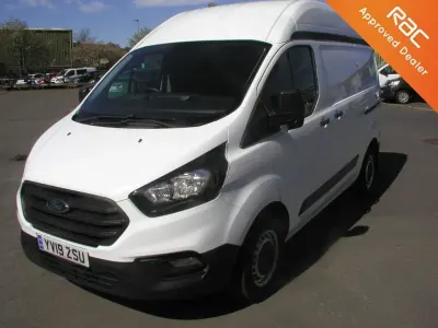 Used Ford Transit Custom 105 HP (77 kW) 2019 White Van