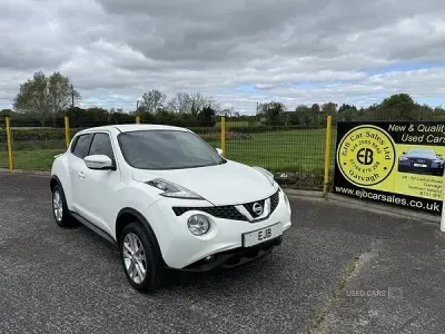 Used Nissan Juke N-Connecta 117 HP (86 kW) 2016 White SUV