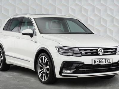 White Used 2016 VW Tiguan R-line SUV | £17,721 (Fair price)