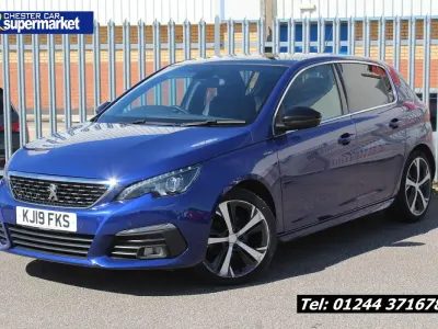 Usado Peugeot 308 GT-line 2019 Azul Citadino
