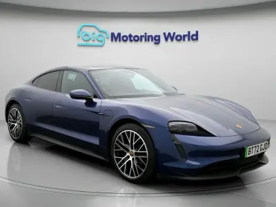 Used Porsche Taycan Performance Package 350 kW (476 HP) 2022 Blue Sedan