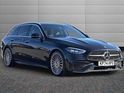 Used Mercedes C300 AMG Line Premium 265 HP (194 kW) 2024 Obsidian black Estate