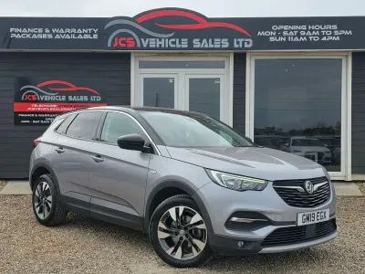 Used Vauxhall Grandland X Sport 130 HP (95 kW) 2019 Grey SUV