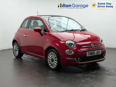 Used Fiat 500 Lounge 69 HP (50 kW) 2018 Red Hatchback