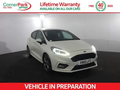 Used Ford Fiesta ST-Line 125 HP (91 kW) 2019 White Hatchback
