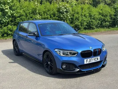 Used BMW 118 M Sport 150 HP (110 kW) 2017 Blue Hatchback