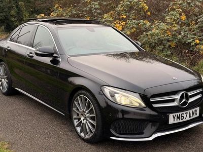 Black Used 2018 Mercedes C200 AMG Line Premium Sedan | £18,750 (Fair price)