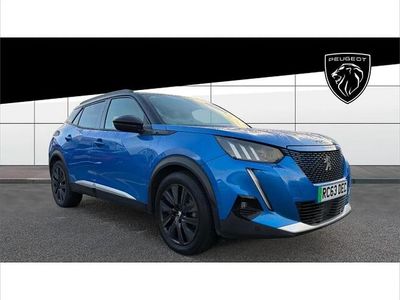 Used Peugeot e-2008 GTi 100 kW (136 HP) 2020 Blue SUV