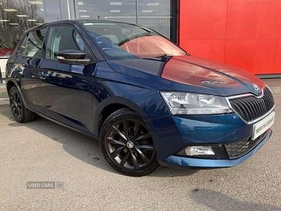 Used Skoda Fabia Colour Edition 95 HP (69 kW) 2021 Blue Hatchback