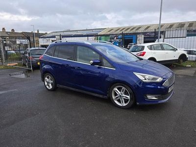 Used Ford Grand C-Max Titanium X 150 HP (110 kW) 2016 Blue MPV