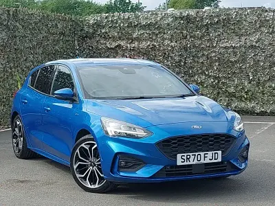Used Ford Focus ST-Line X 125 HP (91 kW) 2020 Blue Hatchback