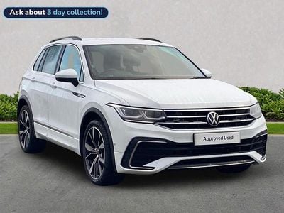 White Used 2023 VW Tiguan R-line SUV | £27,141 (Fair price)