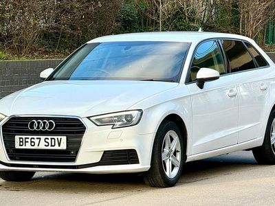 White Used 2017 Audi A3 Sportback Design Hatchback | £7,450 (Fair price)