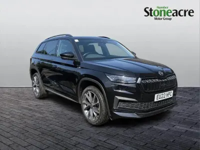 Used Skoda Kodiaq SportLine 187 HP (137 kW) 2022 Black SUV