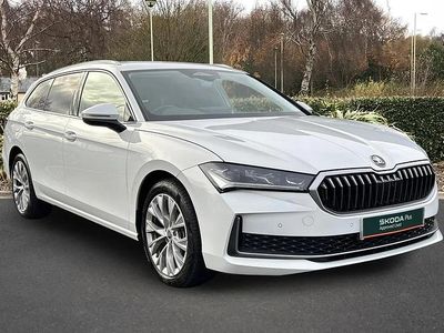 Pure white Used 2024 Skoda Superb SE L Estate | £28,500 (A bit pricey)