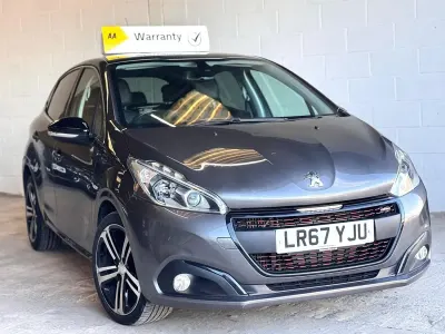 Used Peugeot 208 GT-line 110 HP (80 kW) 2017 Grey Hatchback