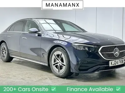 Used Mercedes E200 AMG line 2024 Blue Sedan