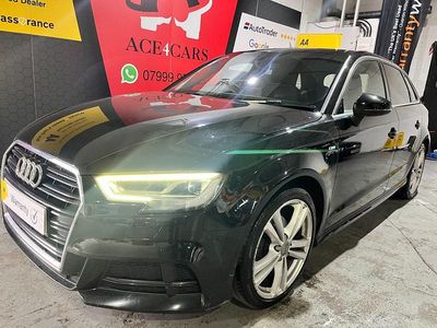 Used Audi A3 Sportback S-Line 150 HP (110 kW) 2018 Black Hatchback