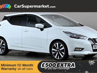 White Used 2022 Nissan Micra Tekna Hatchback | £11,197 (Fair price)