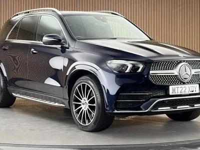 Used Mercedes GLE400 AMG line 330 HP (242 kW) 2022 Blue SUV