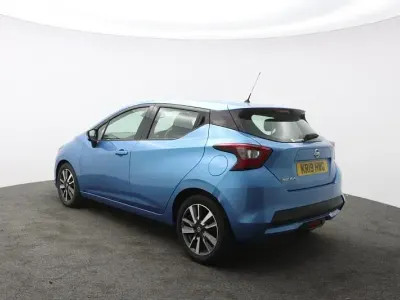 Used Nissan Micra Acenta 90 HP (66 kW) 2019 Blue Hatchback